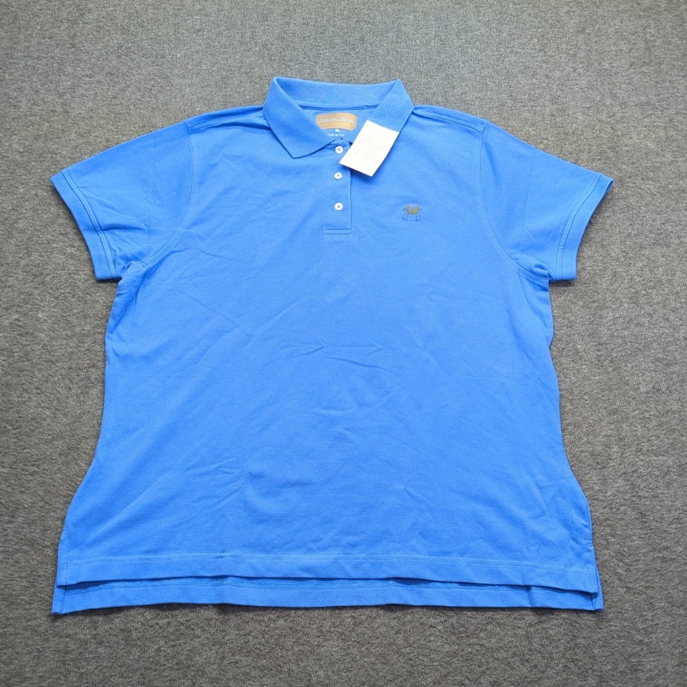Jimmy Sook Polo Womens‎ Extra Large Blue Golf Preppy Casual New